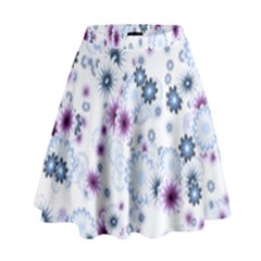 Flower Bomb 4 High Waist Skirt by PatternFactory