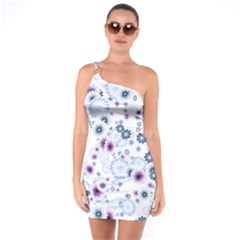 Flower Bomb 4 One Soulder Bodycon Dress by PatternFactory