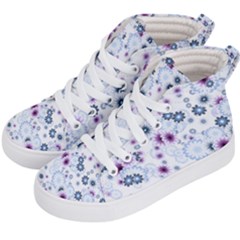 Flower Bomb 4 Kids  Hi-top Skate Sneakers by PatternFactory