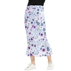 Flower Bomb 4 Maxi Fishtail Chiffon Skirt by PatternFactory