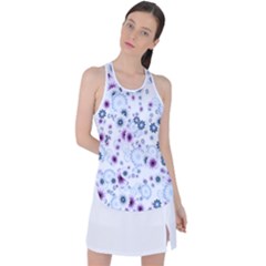 Flower Bomb 4 Racer Back Mesh Tank Top by PatternFactory