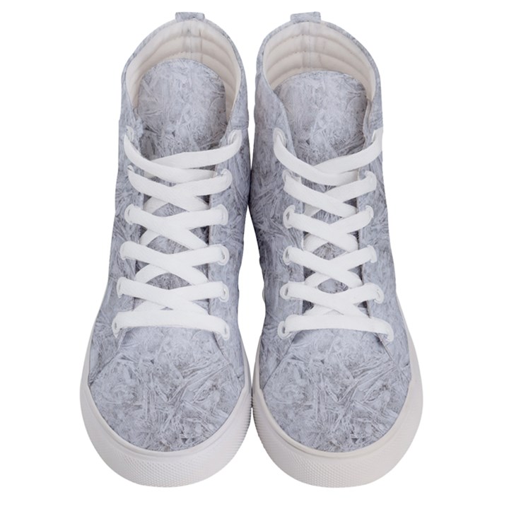 White Frost Men s Hi-Top Skate Sneakers