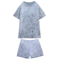 White Frost Kids  Swim Tee And Shorts Set by SomethingForEveryone