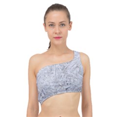 White Frost Spliced Up Bikini Top  by SomethingForEveryone