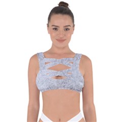 White Frost Bandaged Up Bikini Top by SomethingForEveryone