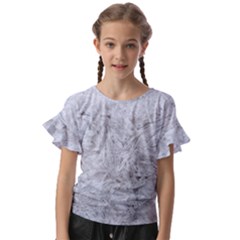 White Frost Kids  Cut Out Flutter Sleeves by SomethingForEveryone