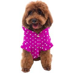 1950 Hello Pink White Dots Dog Coat