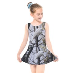 White Egret Kids  Skater Dress Swimsuit by SomethingForEveryone