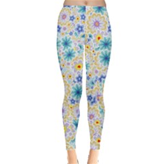 Flower Bomb 2 Leggings  by PatternFactory