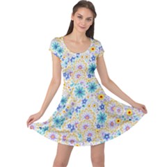 Flower Bomb 2 Cap Sleeve Dress