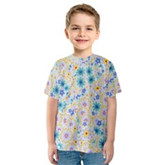 Flower Bomb 2 Kids  Sport Mesh Tee