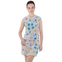 Flower Bomb 2 Drawstring Hooded Dress