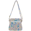 Flower Bomb 2 Zipper Messenger Bag View3