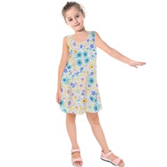 Flower Bomb 2 Kids  Sleeveless Dress by PatternFactory