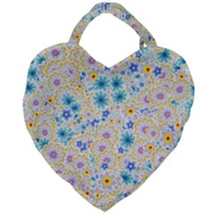 Flower Bomb 2 Giant Heart Shaped Tote