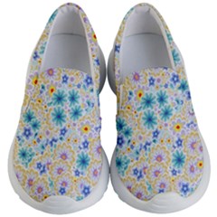 Flower Bomb 2 Kids Lightweight Slip Ons by PatternFactory