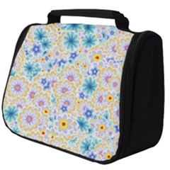 Flower Bomb 2 Full Print Travel Pouch (big) by PatternFactory