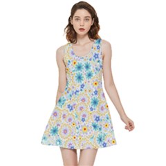 Flower Bomb 2 Inside Out Reversible Sleeveless Dress by PatternFactory