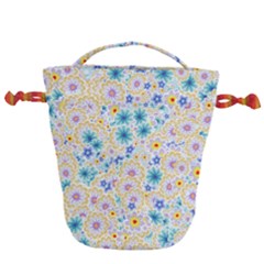 Flower Bomb 2 Drawstring Bucket Bag