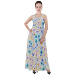 Flower Bomb 2 Empire Waist Velour Maxi Dress