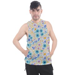 Flower Bomb 2 Men s Sleeveless Hoodie by PatternFactory