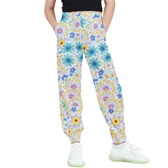 Flower Bomb 2 Kids  Elastic Waist Pants by PatternFactory