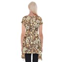 Flower Bomb 3b Short Sleeve Side Drop Tunic View2