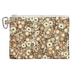 Flower Bomb 3b Canvas Cosmetic Bag (xl) by PatternFactory