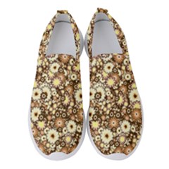 Flower Bomb 3b Women s Slip On Sneakers by PatternFactory