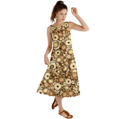 Flower Bomb 3b Summer Maxi Dress by PatternFactory