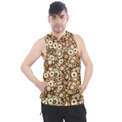 Flower Bomb 3b Men s Sleeveless Hoodie by PatternFactory