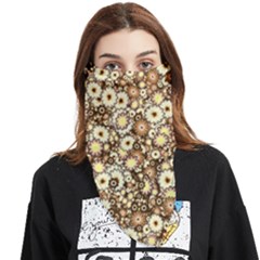 Flower Bomb 3b Face Covering Bandana (triangle) by PatternFactory