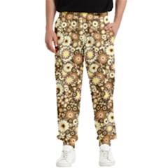 Flower Bomb 3b Men s Elastic Waist Pants by PatternFactory