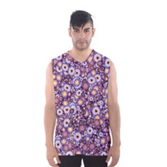 Flower Bomb 3 Men s Basketball Tank Top by PatternFactory