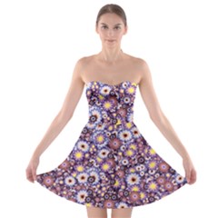 Flower Bomb 3 Strapless Bra Top Dress by PatternFactory