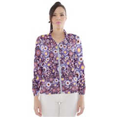 Flower Bomb 3 Women s Windbreaker by PatternFactory