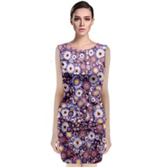 Flower Bomb 3 Classic Sleeveless Midi Dress by PatternFactory