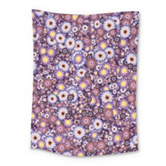 Flower Bomb 3 Medium Tapestry by PatternFactory