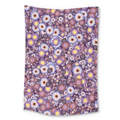 Flower Bomb 3 Large Tapestry