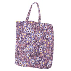 Flower Bomb 3 Giant Grocery Tote by PatternFactory