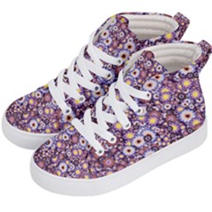 Flower Bomb 3 Kids  Hi-top Skate Sneakers by PatternFactory