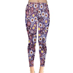 Flower Bomb 3 Inside Out Leggings by PatternFactory