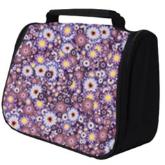 Flower Bomb 3 Full Print Travel Pouch (big) by PatternFactory