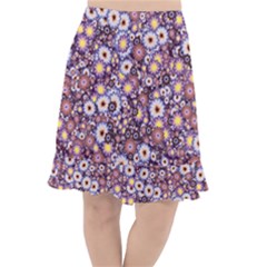 Flower Bomb 3 Fishtail Chiffon Skirt