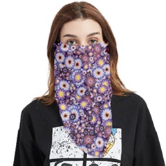 Flower Bomb 3 Face Covering Bandana (triangle) by PatternFactory