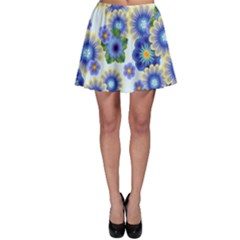 Flower Bomb 7 Skater Skirt by PatternFactory