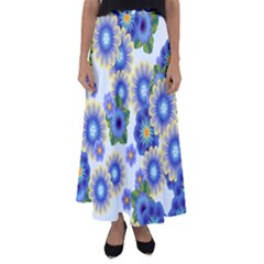 Flower Bomb 7 Flared Maxi Skirt