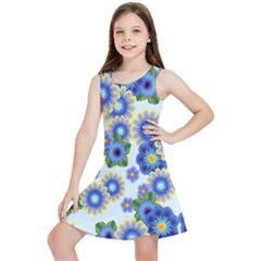 Flower Bomb 7 Kids  Lightweight Sleeveless Dress by PatternFactory