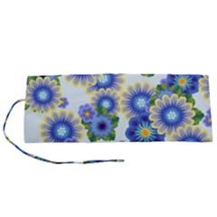 Flower Bomb 7 Roll Up Canvas Pencil Holder (s) by PatternFactory