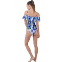 Flower Bomb 7 Frill Detail One Piece Swimsuit View2